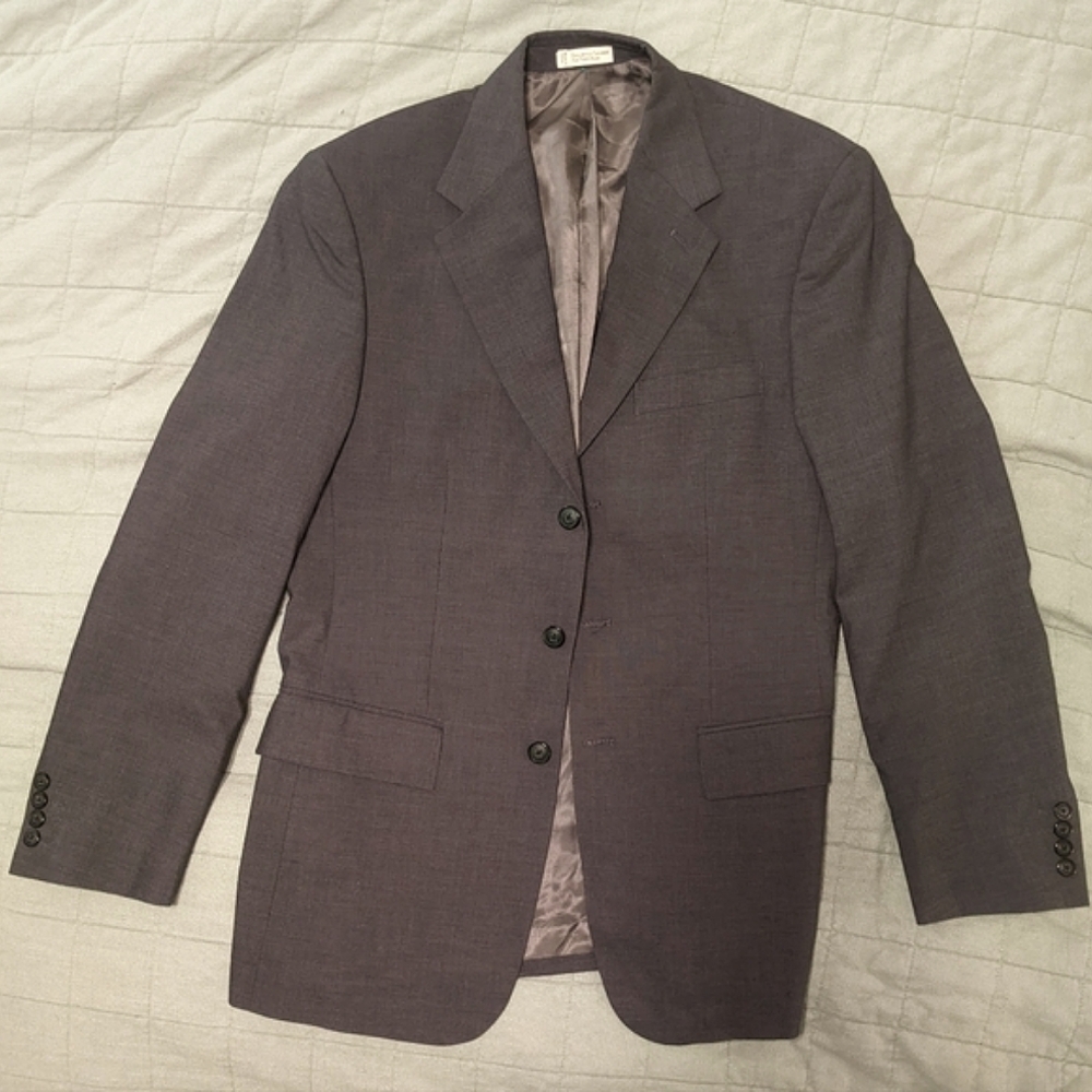 Perry Ellis Gray Blazer / Sports Coat - 38R